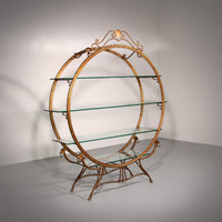 Hollywood Regency Wall Unit or roomdivider from Carlton Hotel Copehagen 1950
