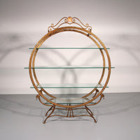 Hollywood Regency Wall Unit or roomdivider from Carlton Hotel Copehagen 1950