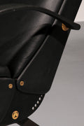 Italian Black Leather Adjustable P40 Relax Chair by Osvaldo Borsani Tecno. - Collectors - Net.Work