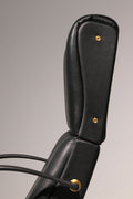 Italian Black Leather Adjustable P40 Relax Chair by Osvaldo Borsani Tecno. - Collectors - Net.Work