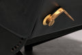 Italian Black Leather Adjustable P40 Relax Chair by Osvaldo Borsani Tecno. - Collectors - Net.Work