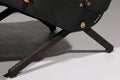 Italian Black Leather Adjustable P40 Relax Chair by Osvaldo Borsani Tecno. - Collectors - Net.Work