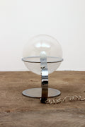 Italian Design Chrome and Glass Table Lamp, 1960 - Collectors - Net.Work