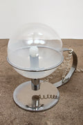 Italian Design Chrome and Glass Table Lamp, 1960 - Collectors - Net.Work