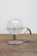 Italian Design Chrome and Glass Table Lamp, 1960 - Collectors - Net.Work