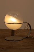 Italian Design Chrome and Glass Table Lamp, 1960 - Collectors - Net.Work