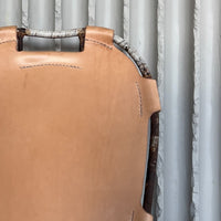Italienische Schaukelstühle mit Sattelstich