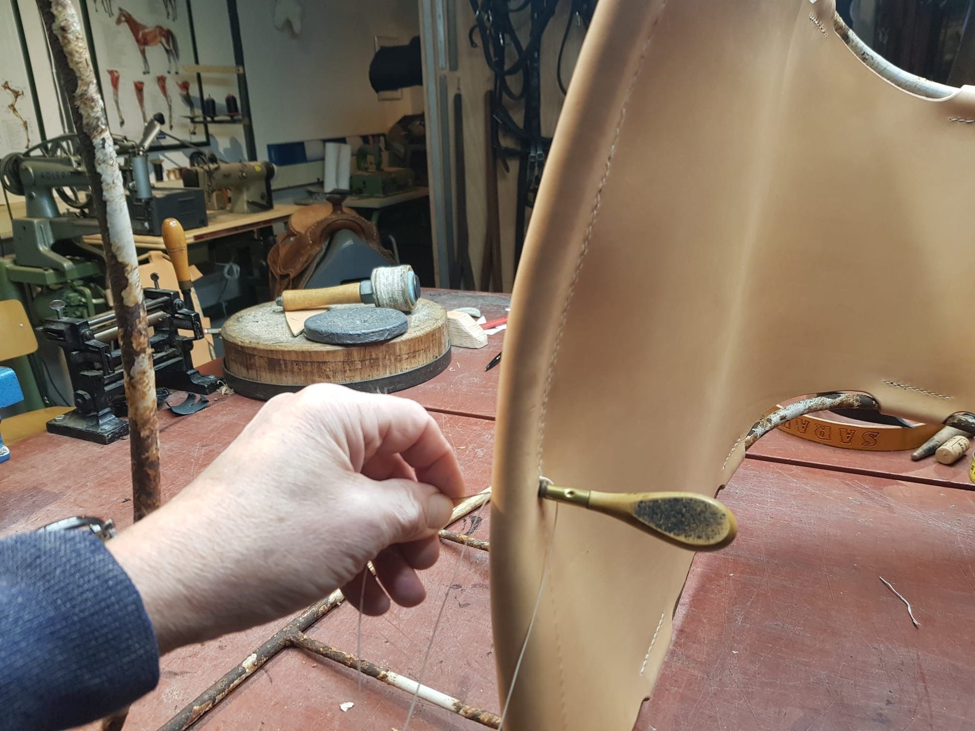 Italian Saddle - Stitched Rocking Chairs - Collectors - Net.Work