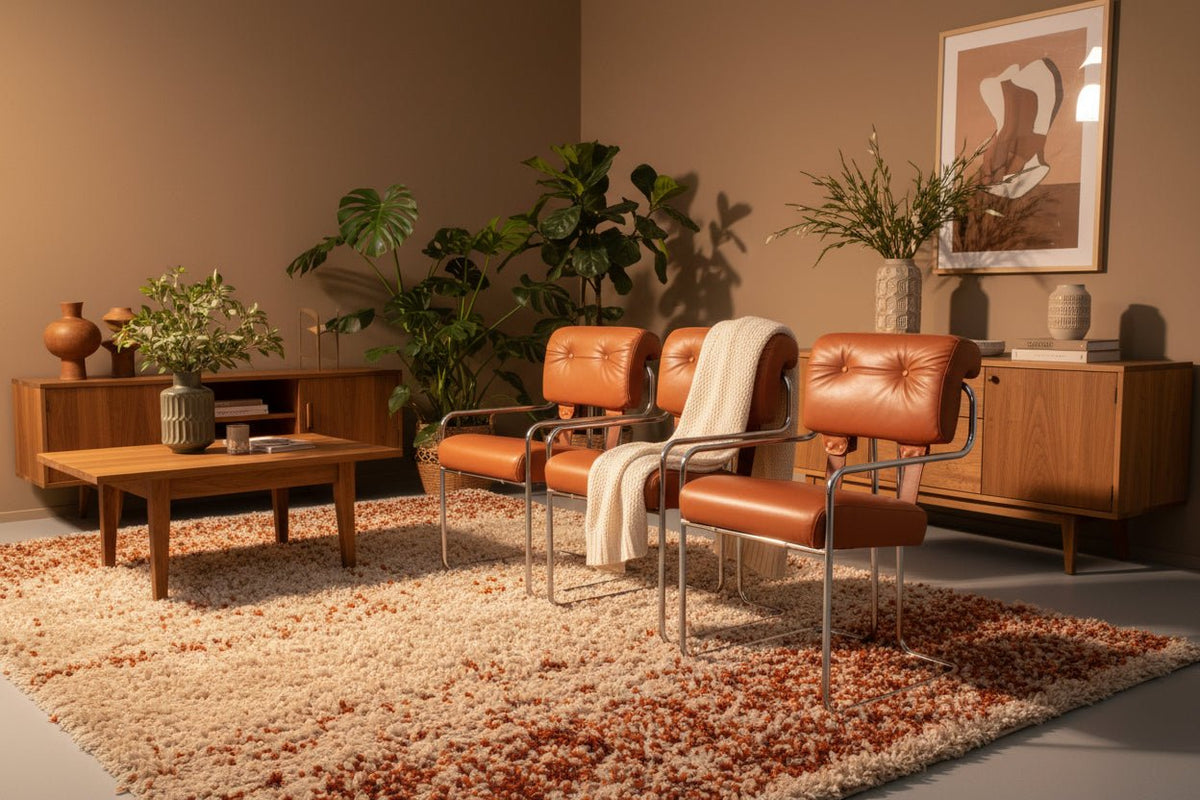 Italian Tucroma Chairs by Guido Faleschini for i4 Mariani, 1970