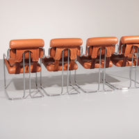 Italian Tucroma Chairs by Guido Faleschini for i4 Mariani, 1970