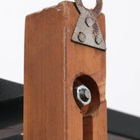 Italienische Wandgarderobe mit Kätzchenmotiv, rot, cremefarben, und Hutablage, 1960