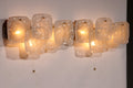 J.T. Kalmar Midcentury Ice Glass Wall Sconces Austria 1960 - Collectors - Net.Work