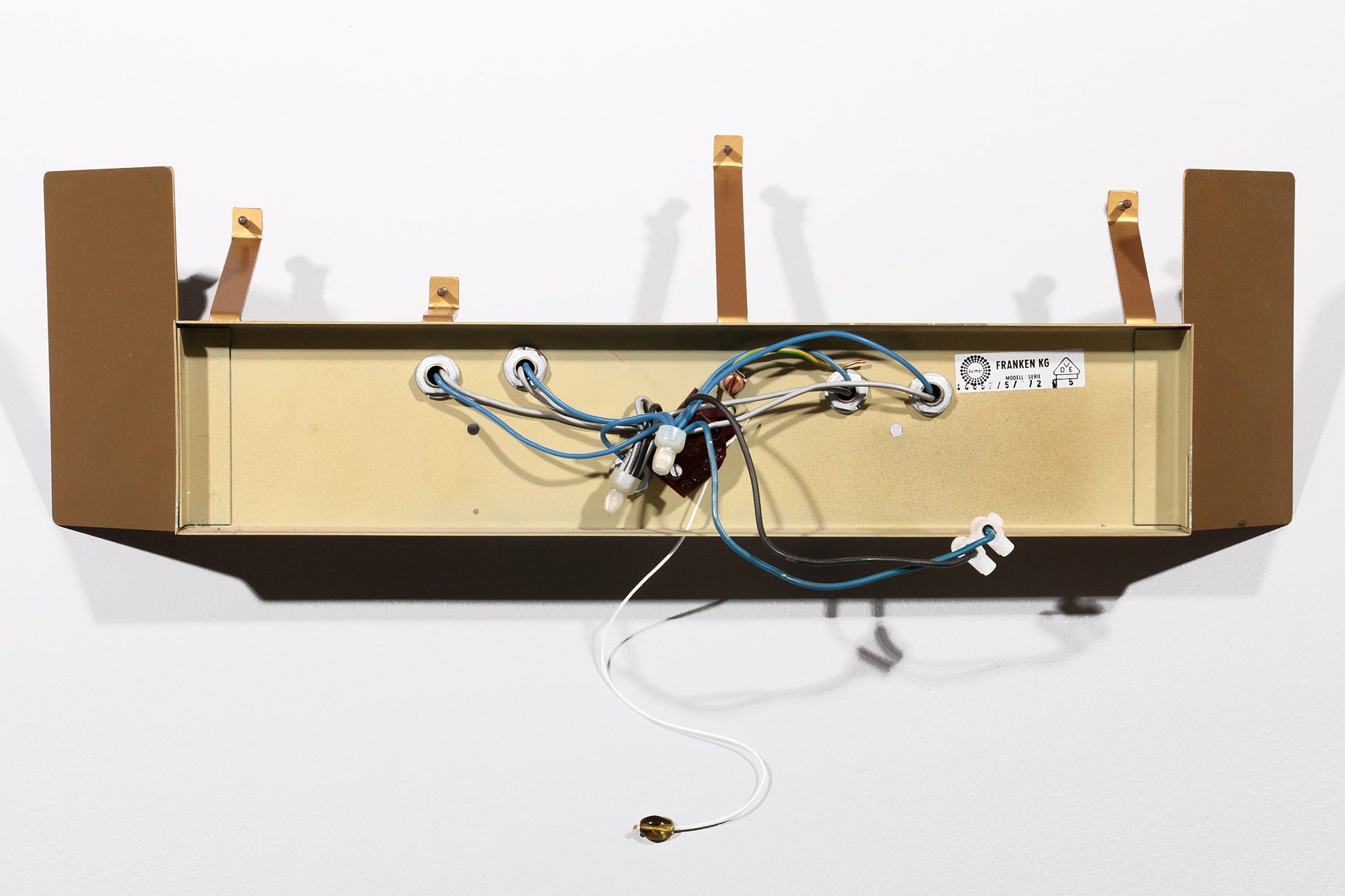 J.T. Kalmar Midcentury Ice Glass Wall Sconces Austria 1960 - Collectors - Net.Work