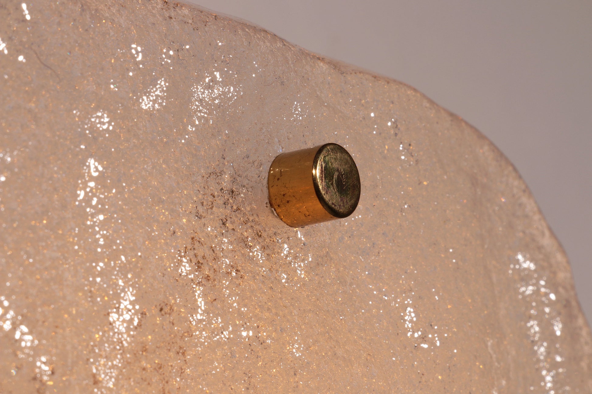 J.T. Kalmar Midcentury Ice Glass Wall Sconces Austria 1960 - Collectors - Net.Work