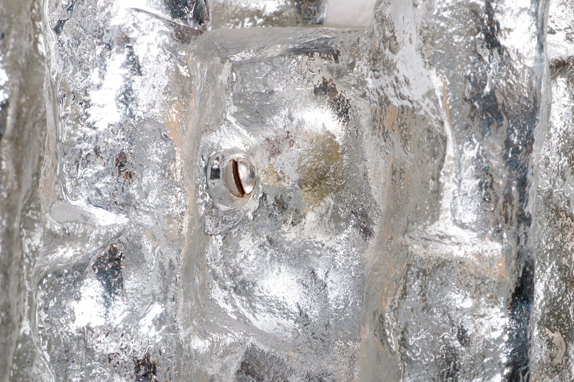 Kalmar Crystal Ice Glass Wall Lamp by J.T. Kalmar (1960, Austria) - Collectors - Net.Work