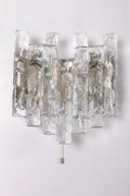 Kalmar Crystal Ice Glass Wall Lamp by J.T. Kalmar (1960, Austria) - Collectors - Net.Work