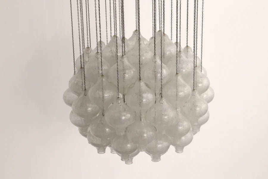 Kalmar 'Tulipan' Chandelier Pendant Light, Blown Glass, 1970 - Collectors - Net.Work