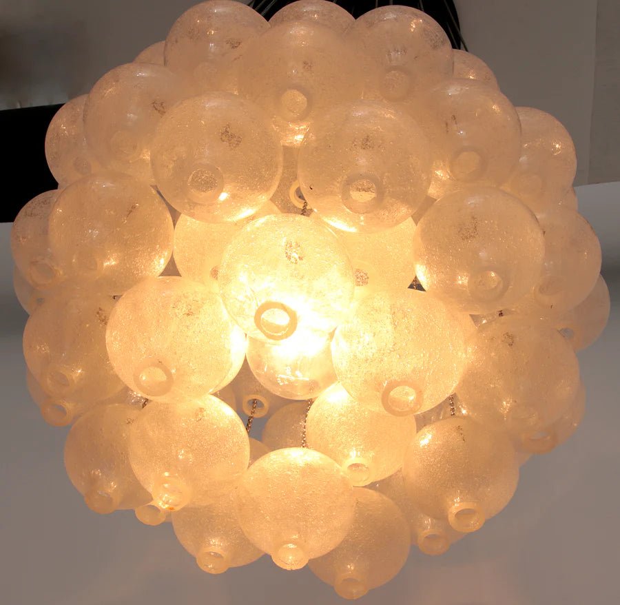 Kalmar 'Tulipan' Chandelier Pendant Light, Blown Glass, 1970 - Collectors - Net.Work