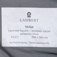 Lamswollen kleed van Taiga Lambert, jaren 70 Duitsland