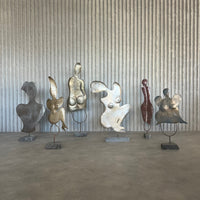 Large metal sculpture made by Italian artist Antonio Misuraca