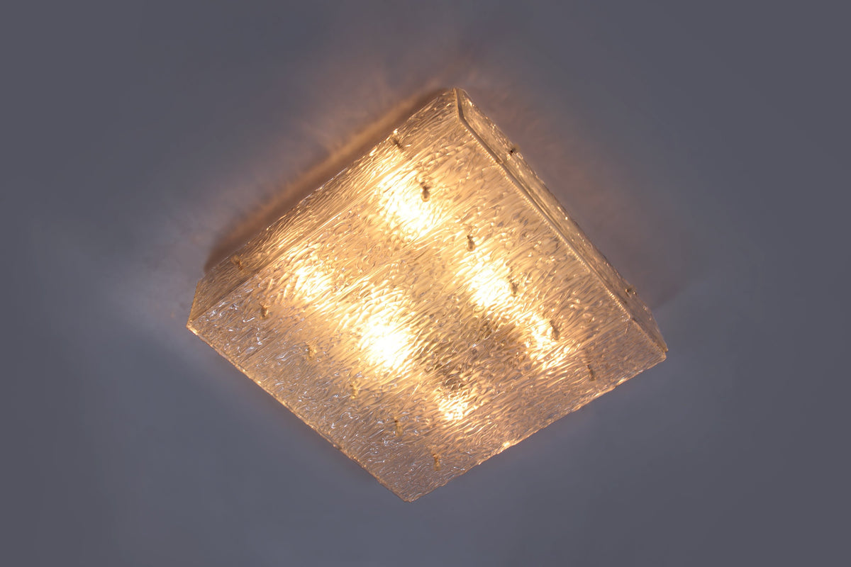 Large Wall/Ceiling Lamp Model Heidelberg 52 by J.T. Kalmar (1974, Austria)