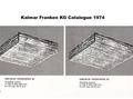 Large Wall/Ceiling Lamp Model Heidelberg 52 by J.T. Kalmar (1974, Austria) - Collectors - Net.Work