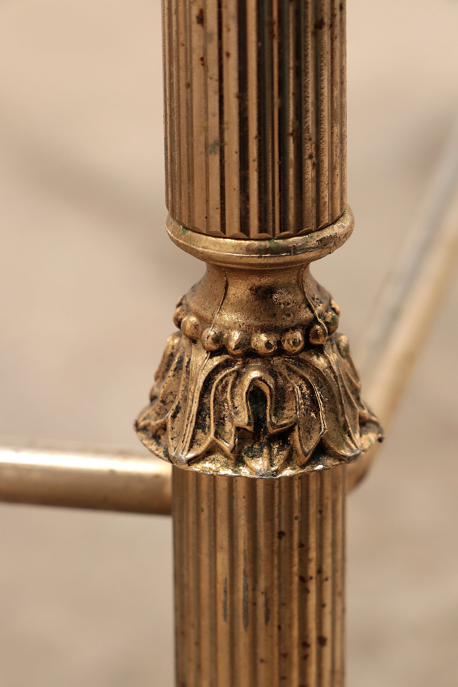 Maison Jansen Vintage Brass Trolley with Smoky Glass Tables - Collectors - Net.Work