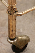 Maison Jansen Vintage Brass Trolley with Smoky Glass Tables - Collectors - Net.Work