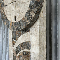 Maitland-Smith Art Deco Revival Marble Grandfather Clock