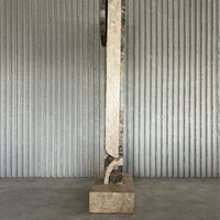 Maitland-Smith Art Deco Revival Marble Grandfather Clock