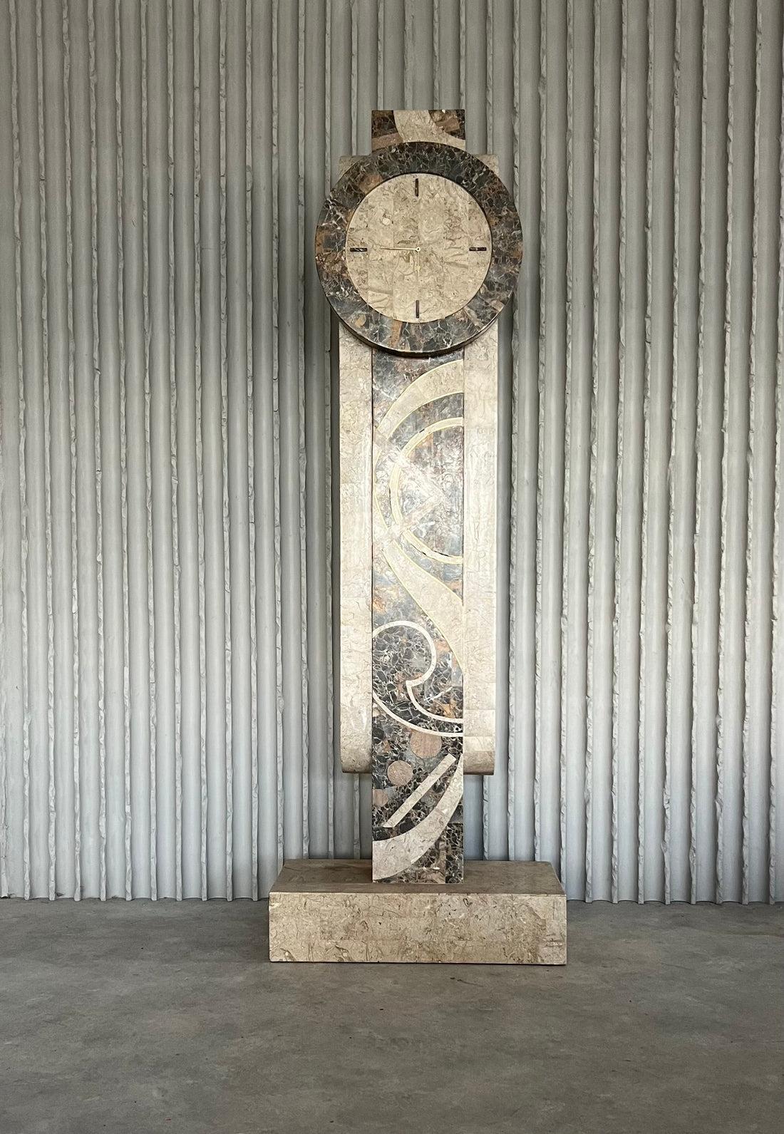 Maitland-Smith Art Deco Revival Marble Grandfather Clock - Collectors-Net.Work
