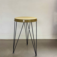 Metallhocker Modell 'Seggiolina', Tjerk Reijenga für Pilastro, 1950/60er Jahre