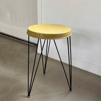 Metallhocker Modell 'Seggiolina', Tjerk Reijenga für Pilastro, 1950/60er Jahre