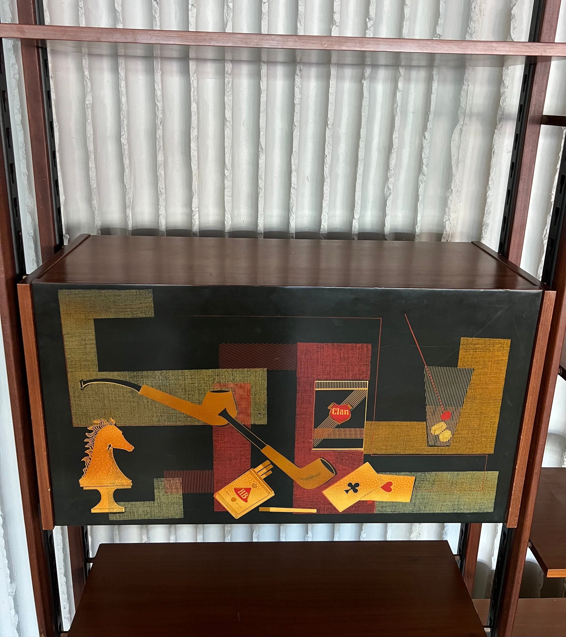 Mid - Century Italian Teak Wall Unit - Collectors - Net.Work