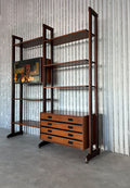Mid - Century Italian Teak Wall Unit - Collectors - Net.Work