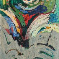 Abstrakte Komposition aus der Mitte des 20. Jahrhunderts des niederländischen Künstlers Rien Goené (1929 – 2013)