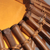 Midcentury-Stehlampe aus Rattan, Bambus und Stoff, Franco Albini, Italien, 1960er Jahre