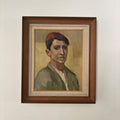 Midcentury painting of a young man, Rolf Norrman, Sweden - Collectors - Net.Work