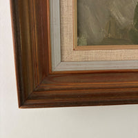 Midcentury painting of a young man, Rolf Norrman, Sweden