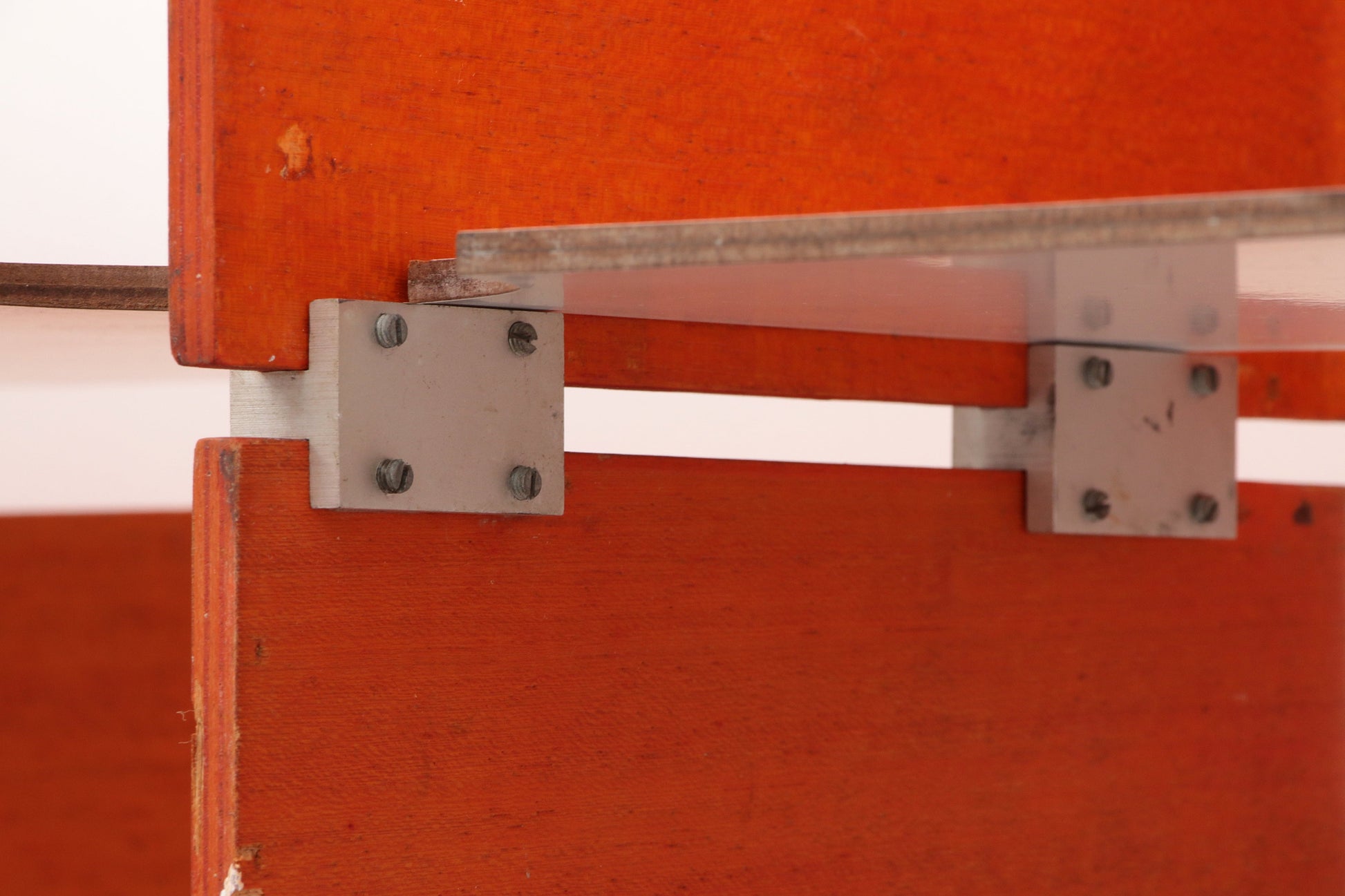 Modular French Wall Unit in Orange, 1960s - Collectors - Net.Work