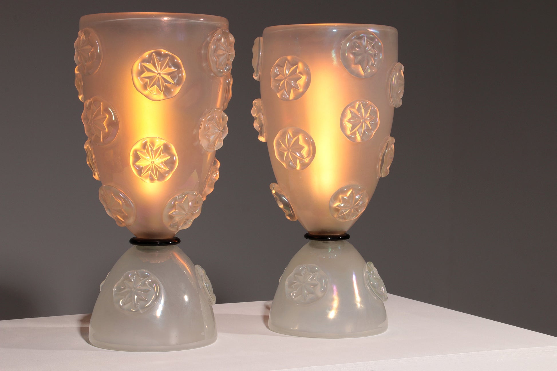 Murano Glass Table Lamps by Barovier & Toso, 1950s – Elegant Venetian Design - Collectors - Net.Work