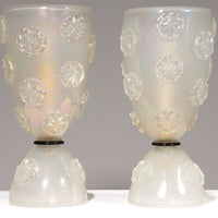 Murano-Glas-Tischlampen von Barovier &amp; Toso, 1950er Jahre – Elegantes venezianisches Design