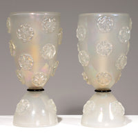 Murano-Glas-Tischlampen von Barovier &amp; Toso, 1950er Jahre – Elegantes venezianisches Design