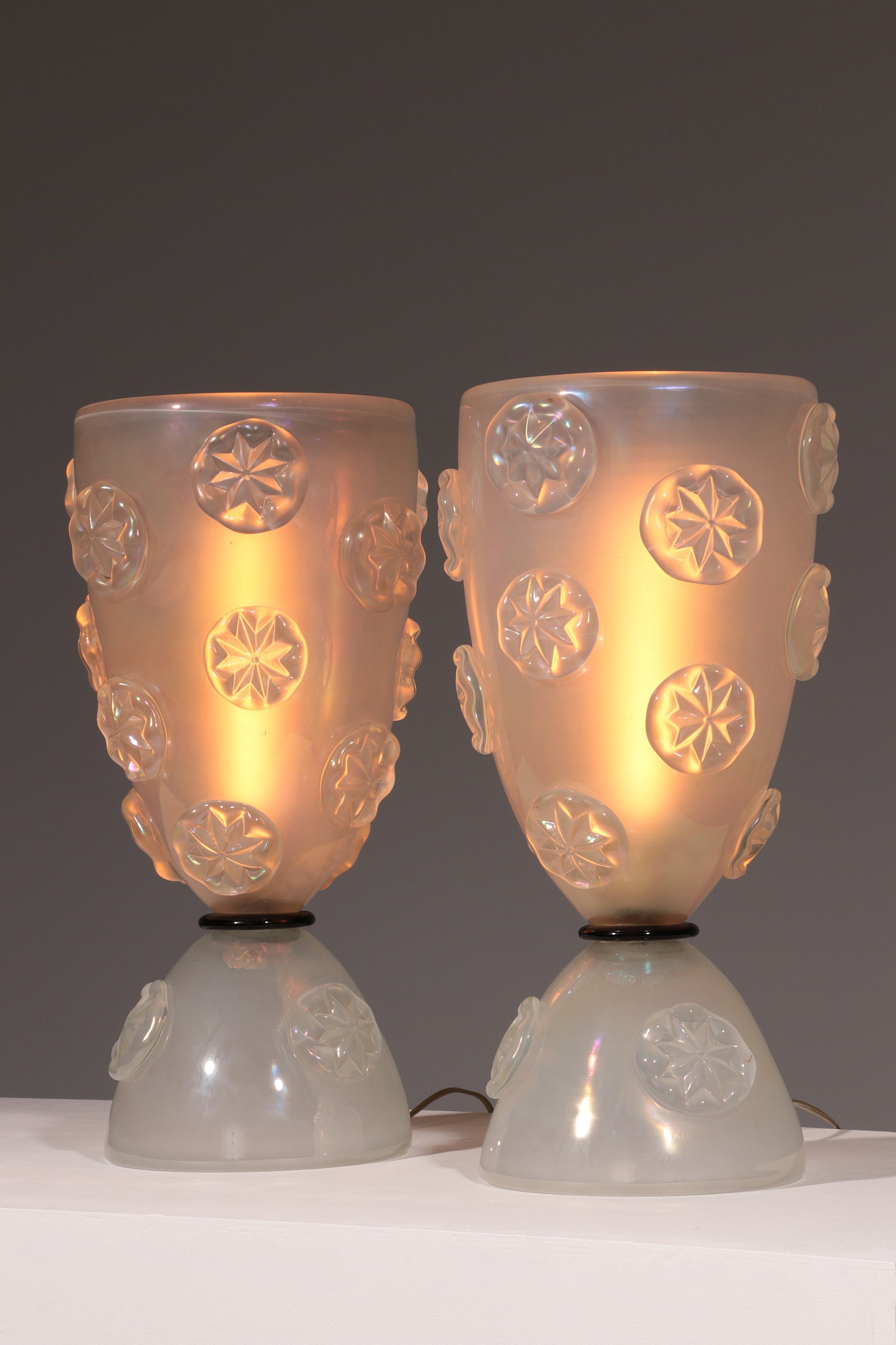 Murano Glass Table Lamps by Barovier & Toso, 1950s – Elegant Venetian Design - Collectors - Net.Work