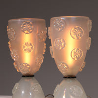 Murano-Glas-Tischlampen von Barovier &amp; Toso, 1950er Jahre – Elegantes venezianisches Design