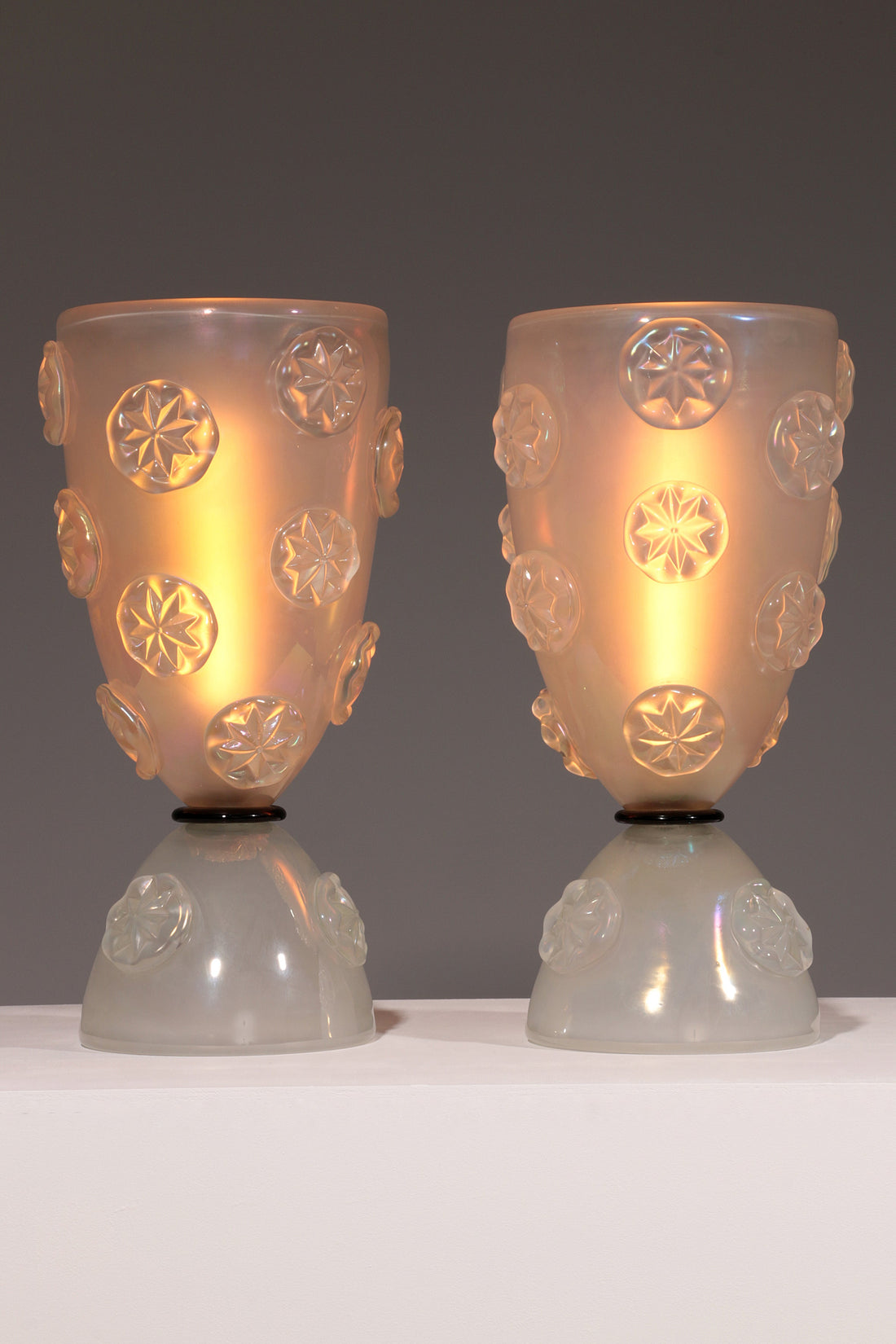 Murano Glass Table Lamps by Barovier & Toso, 1950s – Elegant Venetian Design - Collectors - Net.Work