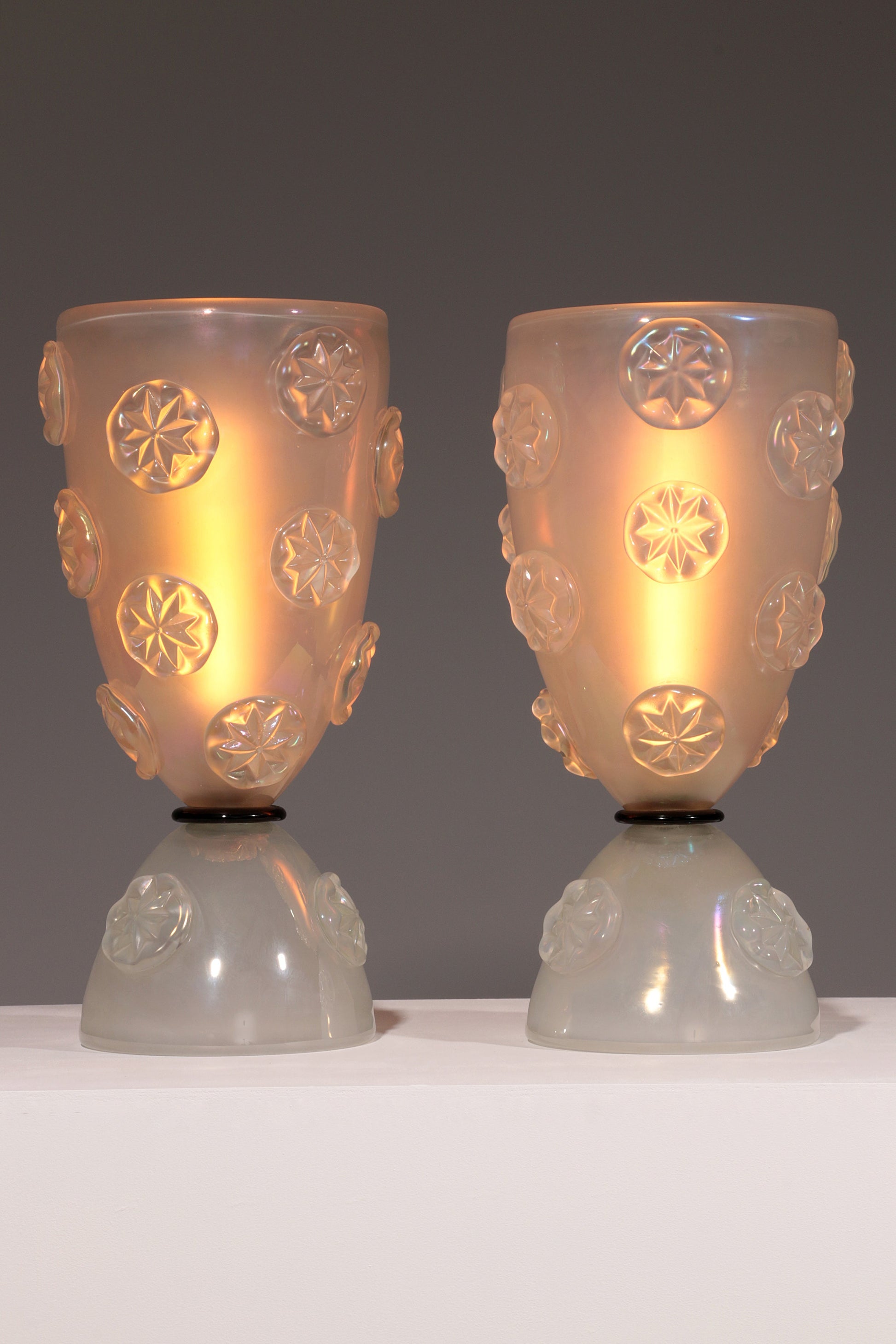 Murano Glass Table Lamps by Barovier & Toso, 1950s – Elegant Venetian Design - Collectors - Net.Work