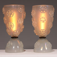 Murano-Glas-Tischlampen von Barovier &amp; Toso, 1950er Jahre – Elegantes venezianisches Design