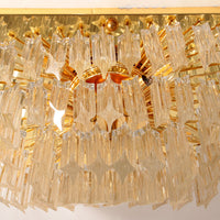 Novaresi Gold Plated Ceiling Lamp CH Serie 1970 Italy