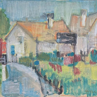 Painting, gouache and pastel chalk, Jacques Daufin, 1960s